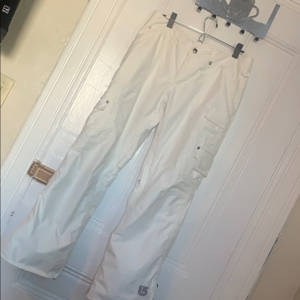 Women’s White Burton Snowpants